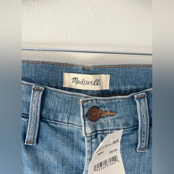 Madewell The Perfect Vintage Jean High-Rise Raw Hem Magic Pockets Size 29 NWT - Picture 5 of 10